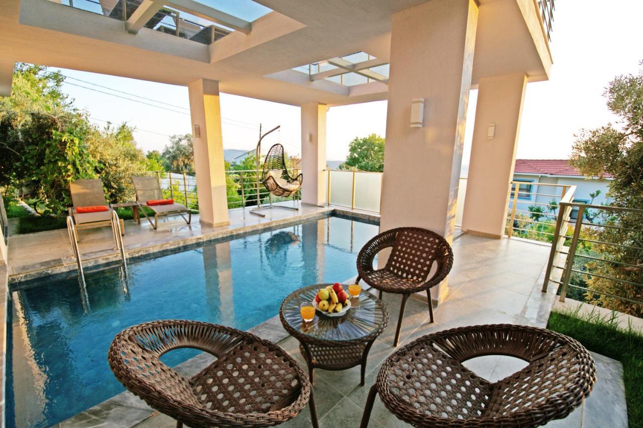 Villa With A Private Heated Pool, Jacuzzi, Overlooking Spectacular Views Of The Sea Kaş Eksteriør bilde
