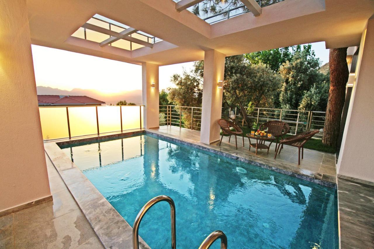 Villa With A Private Heated Pool, Jacuzzi, Overlooking Spectacular Views Of The Sea Kaş Eksteriør bilde
