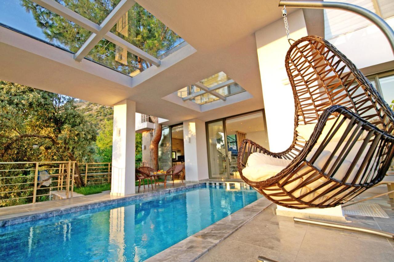 Villa With A Private Heated Pool, Jacuzzi, Overlooking Spectacular Views Of The Sea Kaş Eksteriør bilde